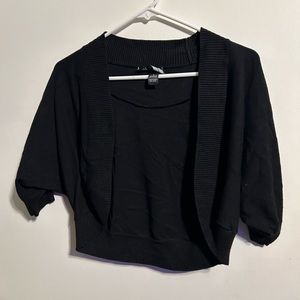 INC International Concepts Cropped 3/4 Sleeve Shrug